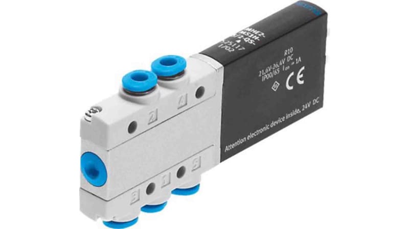 Festo 5/2 Monostable Solenoid Valve - Electrical MHE2 Series