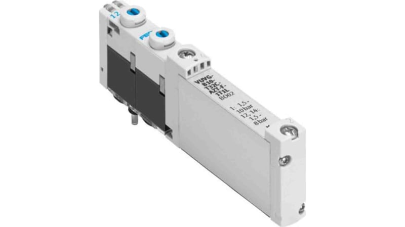 Festo 2x3/2 Closed Monostable Solenoid Valve - Electrical VUVG Series