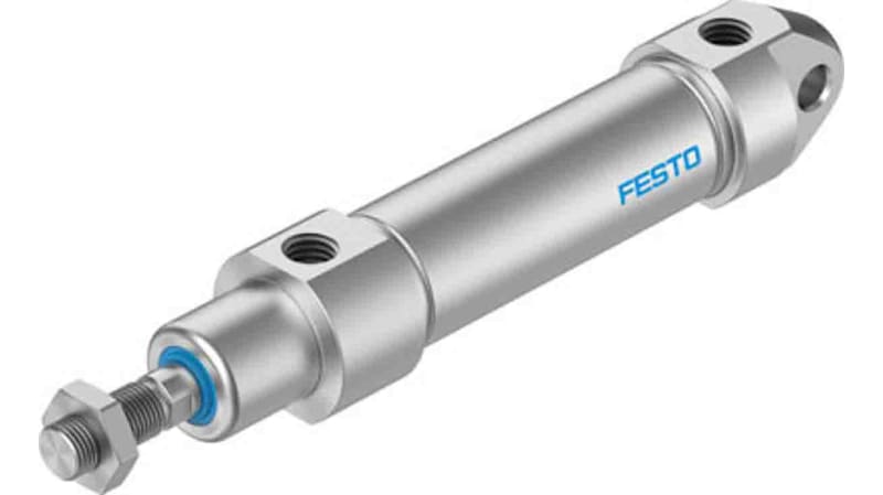 Festo Pneumatic Roundline Cylinder 25mm Bore, 50mm Stroke, CRDSNU Series, Double Acting