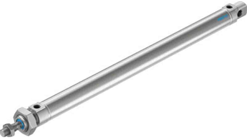 Festo Pneumatic Roundline Cylinder 25mm Bore, 400mm Stroke, DSNU Series, Double Acting