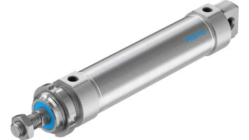 Festo Pneumatic Roundline Cylinder 50mm Bore, 160mm Stroke, DSNU Series, Double Acting