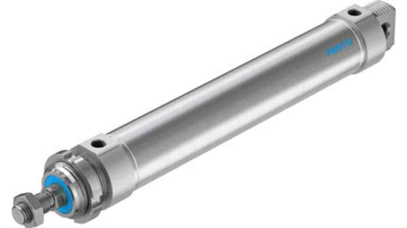 Festo Pneumatic Roundline Cylinder 50mm Bore, 250mm Stroke, DSNU Series, Double Acting