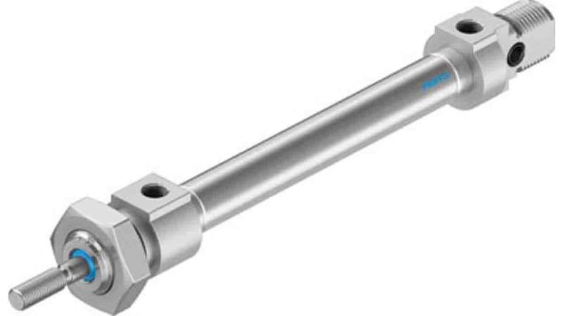 Festo Pneumatic Roundline Cylinder 8mm Bore, 50mm Stroke, DSNU Series, Double Acting