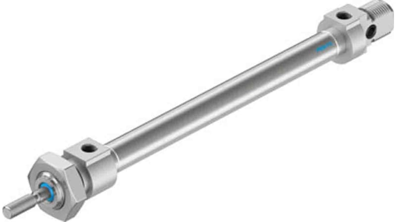 Festo Pneumatic Roundline Cylinder 8mm Bore, 80mm Stroke, DSNU Series, Double Acting