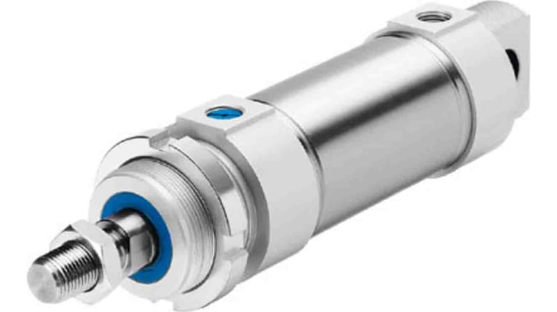 Festo Pneumatic Roundline Cylinder 32mm Bore, 50mm Stroke, ESNU Series, Single Acting