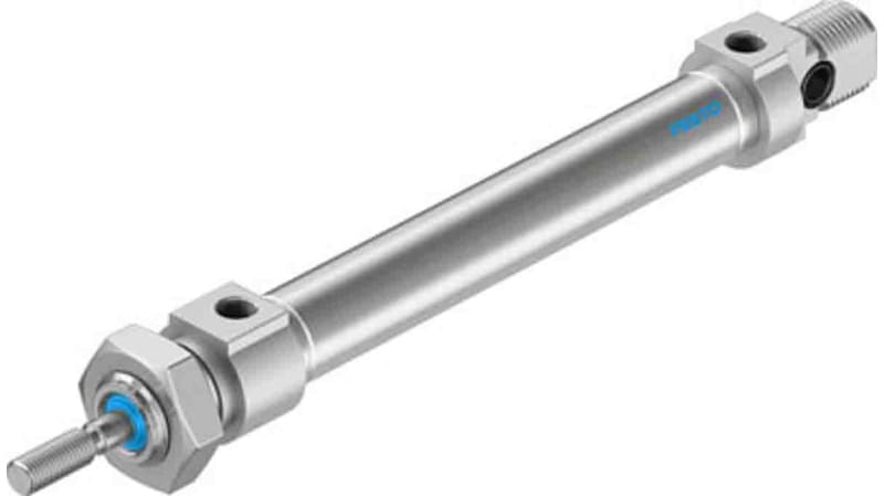 Festo Pneumatic Roundline Cylinder 10mm Bore, 50mm Stroke, DSNU Series, Double Acting