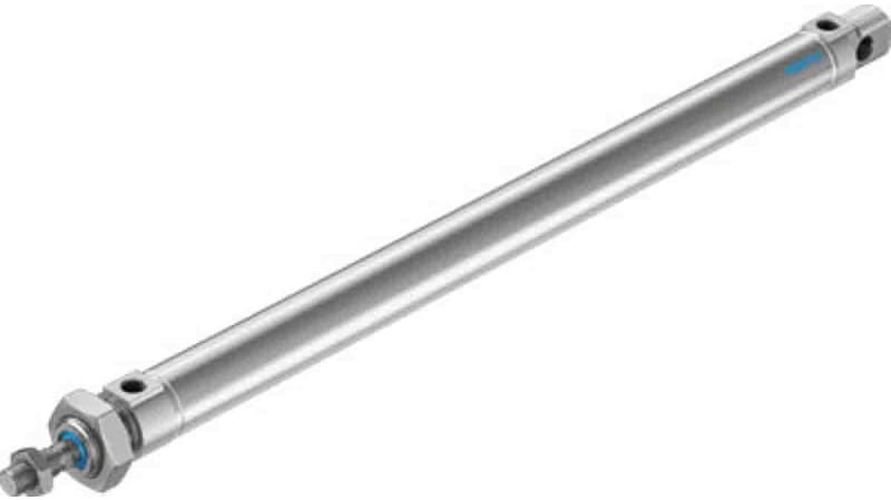 Festo Pneumatic Roundline Cylinder 25mm Bore, 500mm Stroke, DSNU Series, Double Acting