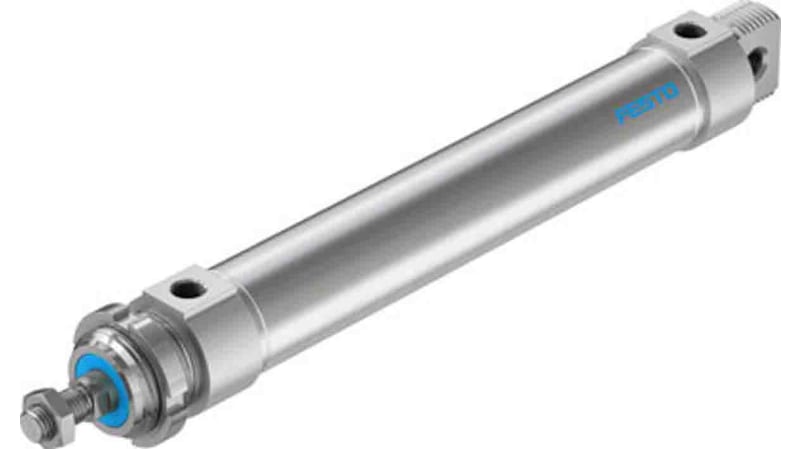 Festo Pneumatic Roundline Cylinder 40mm Bore, 200mm Stroke, DSNU Series, Double Acting