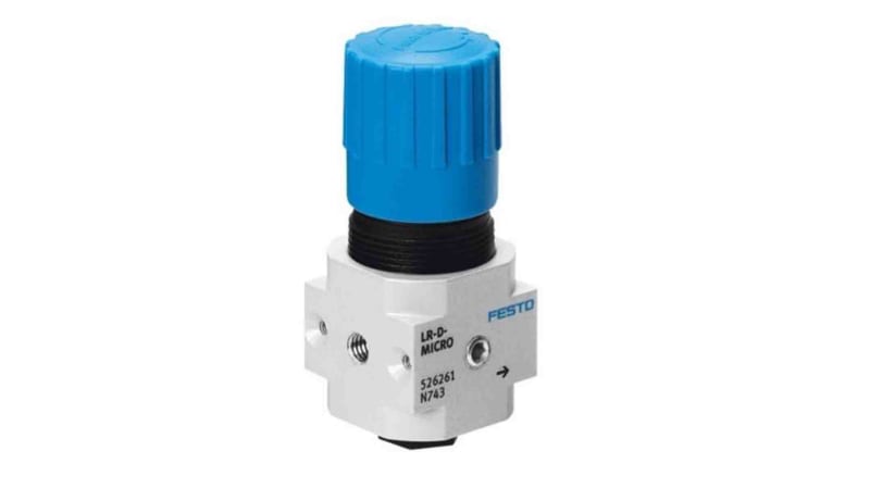 Festo M5 Pneumatic Regulator - 0.5bar to 7bar