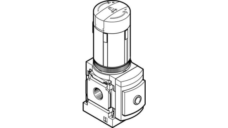 Festo G 1/4 Pneumatic Regulator - 0.3bar to 4bar