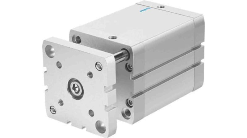 Festo Pneumatic Compact Cylinder 63mm Bore, 40mm Stroke, ADNGF Series, Double Acting