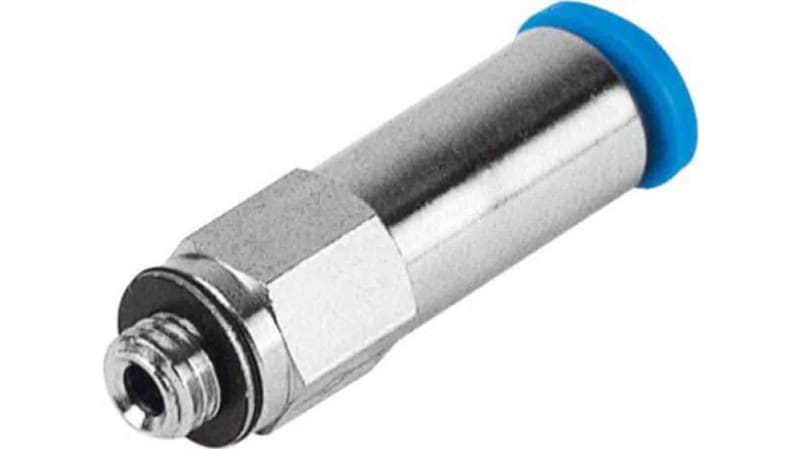 Festo Straight Threaded Adaptor to M5 Male to Push In 4 mm