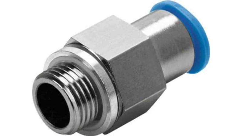 Festo Straight Threaded Adaptor to G 1/8 Male to Push In 6 mm