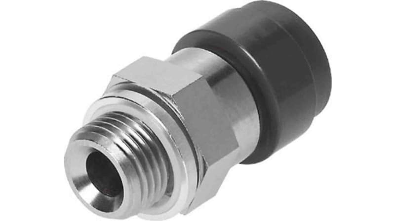 Festo Straight Threaded Adaptor to G 1/4 Male to Push In 6 mm