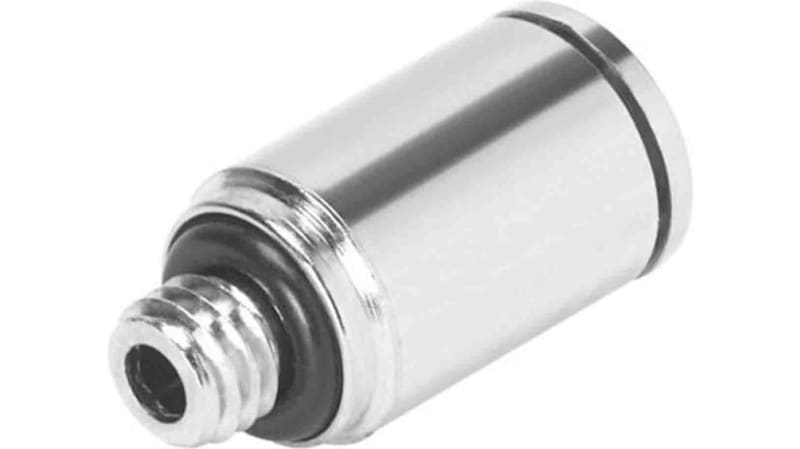 Festo Straight Threaded Adaptor to M5 Male to Push In 6 mm