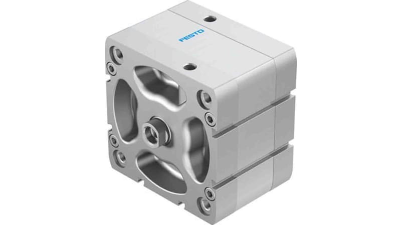 Festo Pneumatic Compact Cylinder 100mm Bore, 15mm Stroke, ADN Series, Double Acting