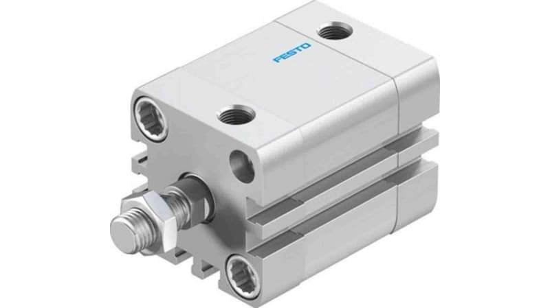 Festo Pneumatic Compact Cylinder 32mm Bore, 20mm Stroke, ADN Series, Double Acting