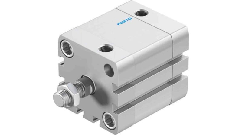 Festo Pneumatic Compact Cylinder 40mm Bore, 20mm Stroke, ADN Series, Double Acting