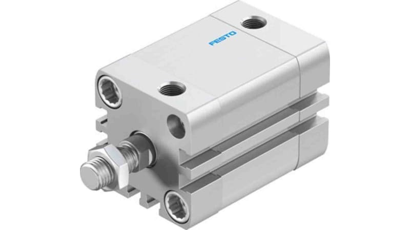 Festo Pneumatic Compact Cylinder 32mm Bore, 25mm Stroke, ADN Series, Double Acting