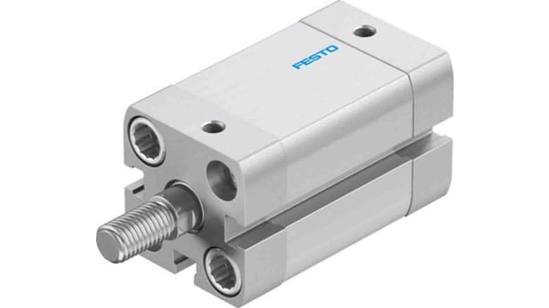 Festo Pneumatic Compact Cylinder 20mm Bore, 25mm Stroke, ADN Series, Double Acting