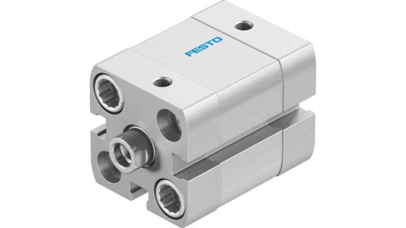Festo Pneumatic Compact Cylinder 20mm Bore, 10mm Stroke, ADN Series, Double Acting