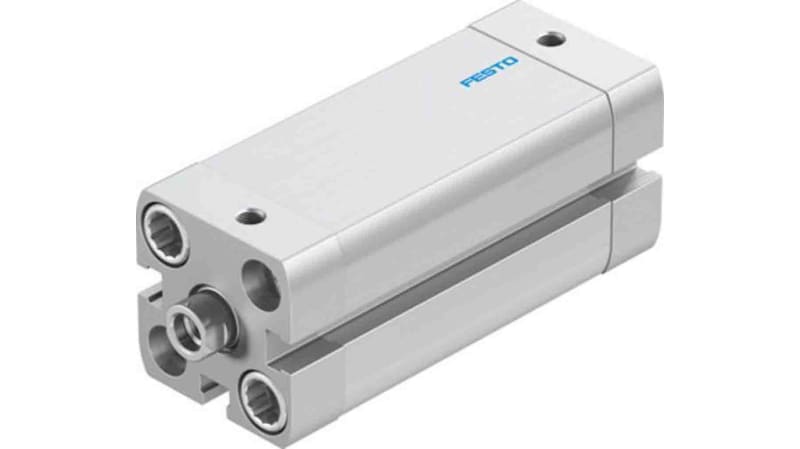 Festo Pneumatic Compact Cylinder 20mm Bore, 50mm Stroke, ADN Series, Double Acting