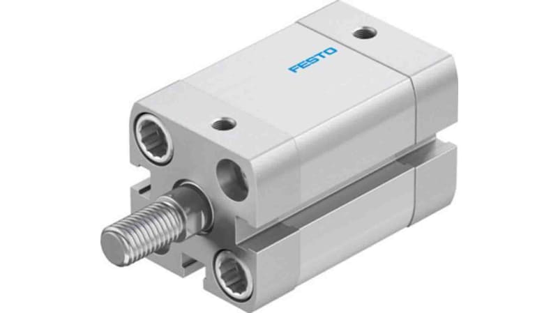 Festo Pneumatic Compact Cylinder 20mm Bore, 20mm Stroke, ADN Series, Double Acting