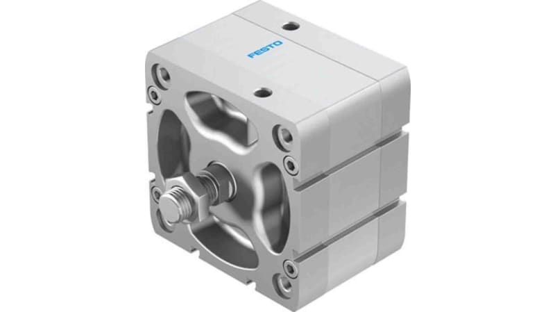 Festo Pneumatic Compact Cylinder 100mm Bore, 15mm Stroke, ADN Series, Double Acting