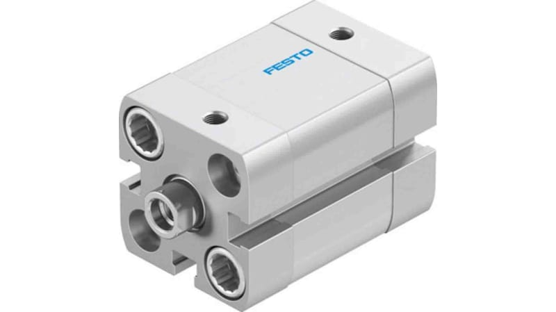 Festo Pneumatic Compact Cylinder 20mm Bore, 15mm Stroke, ADN Series, Double Acting