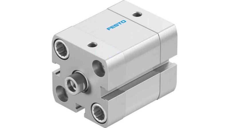 Festo Pneumatic Compact Cylinder 25mm Bore, 10mm Stroke, ADN Series, Double Acting