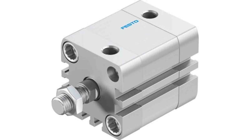 Festo Pneumatic Compact Cylinder 32mm Bore, 15mm Stroke, ADN Series, Double Acting