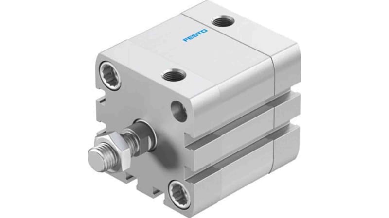 Festo Pneumatic Compact Cylinder 40mm Bore, 15mm Stroke, ADN Series, Double Acting