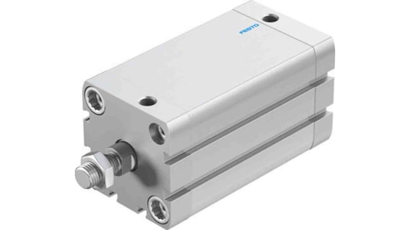 Festo Pneumatic Compact Cylinder 50mm Bore, 80mm Stroke, ADN Series, Double Acting
