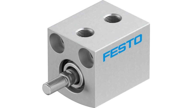 Festo Pneumatic Compact Cylinder 10mm Bore, 5mm Stroke, ADVC Series, Double Acting
