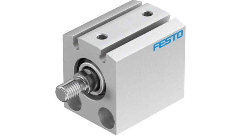 Festo Pneumatic Compact Cylinder 20mm Bore, 10mm Stroke, ADVC Series, Double Acting