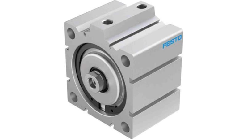 Festo Pneumatic Compact Cylinder 100mm Bore, 25mm Stroke, ADVC Series, Double Acting