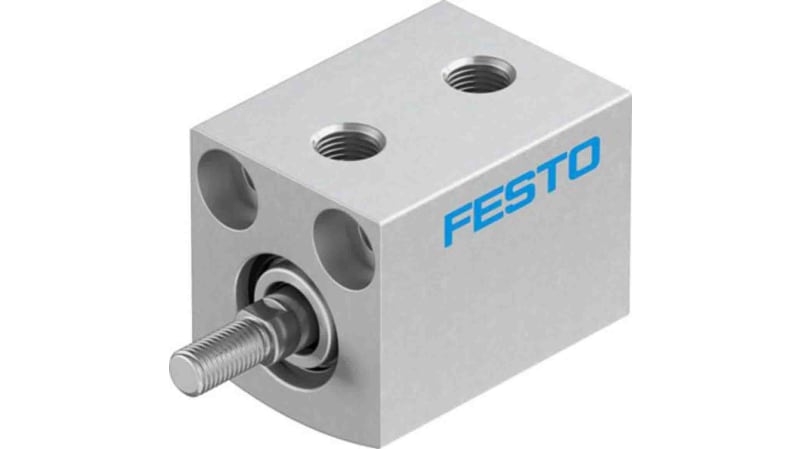 Festo Pneumatic Compact Cylinder 100mm Bore, 10mm Stroke, ADVC Series, Double Acting
