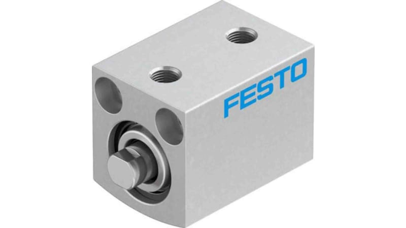Festo Pneumatic Compact Cylinder 12mm Bore, 10mm Stroke, ADVC Series, Double Acting