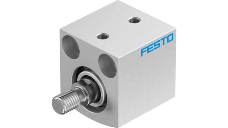 Festo Pneumatic Compact Cylinder 20mm Bore, 10mm Stroke, ADVC Series, Double Acting