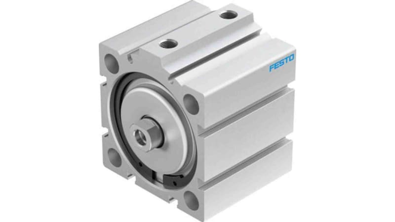 Festo Pneumatic Compact Cylinder 63mm Bore, 20mm Stroke, ADVC Series, Double Acting