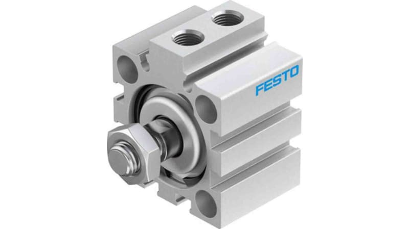Festo Pneumatic Compact Cylinder 32mm Bore, 5mm Stroke, ADVC Series, Double Acting