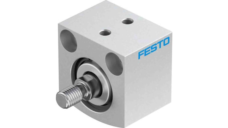 Festo Pneumatic Compact Cylinder 25mm Bore, 5mm Stroke, ADVC Series, Double Acting