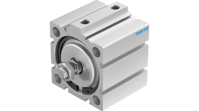 Festo Pneumatic Compact Cylinder 63mm Bore, 20mm Stroke, ADVC Series, Double Acting
