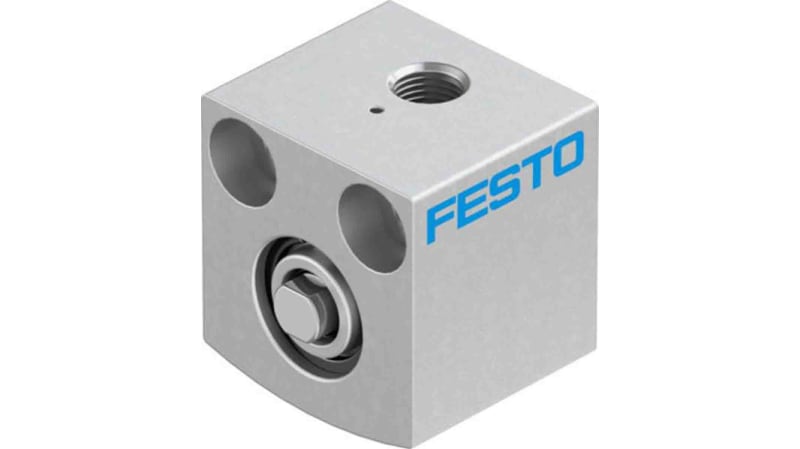 Festo Pneumatic Compact Cylinder 10mm Bore, 5mm Stroke, AEVC Series, Single Acting