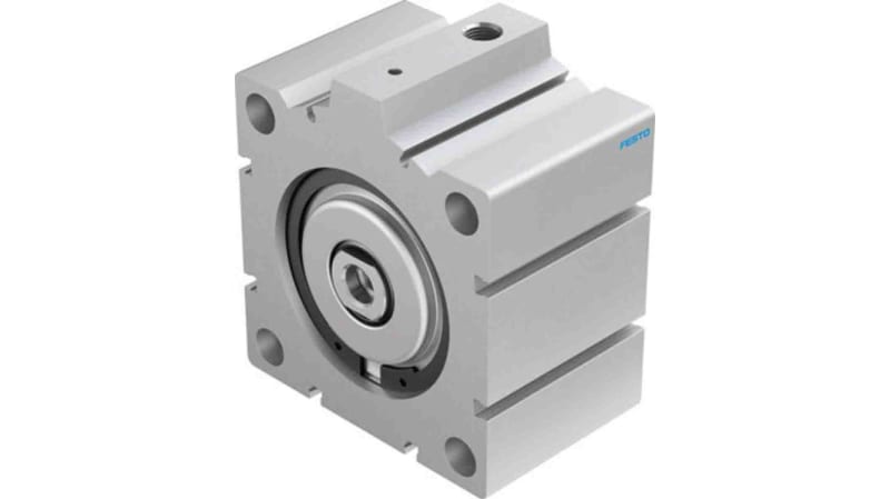 Festo Pneumatic Compact Cylinder 100mm Bore, 25mm Stroke, AEVC Series, Single Acting