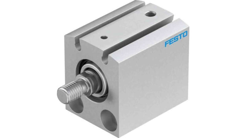 Festo Pneumatic Compact Cylinder 20mm Bore, 10mm Stroke, AEVC Series, Single Acting