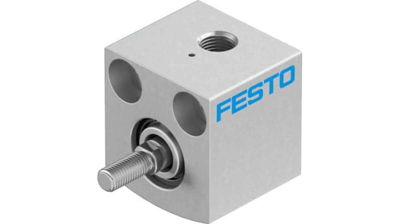 Festo Pneumatic Compact Cylinder 10mm Bore, 5mm Stroke, AEVC Series, Single Acting