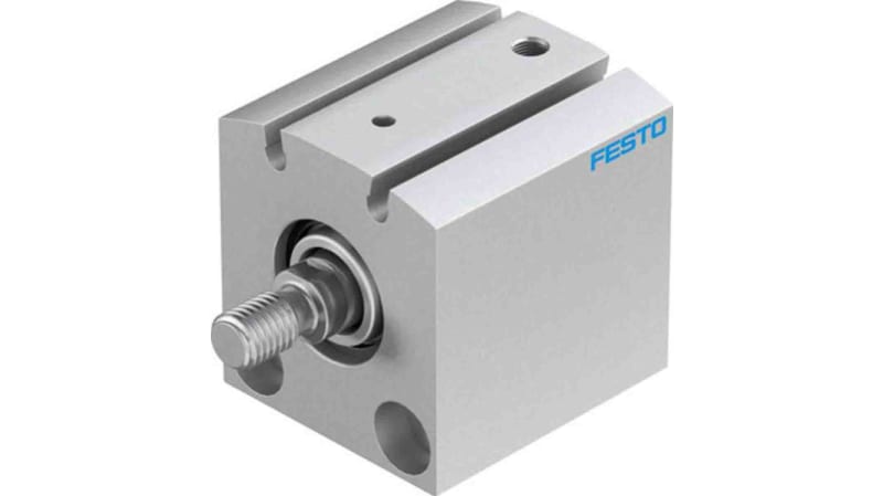 Festo Pneumatic Compact Cylinder 25mm Bore, 10mm Stroke, AEVC Series, Single Acting