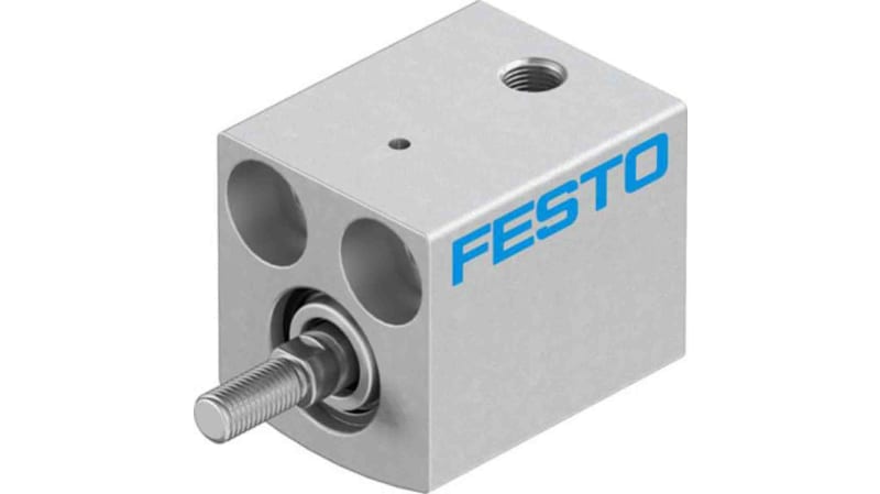 Festo Pneumatic Compact Cylinder 6mm Bore, 5mm Stroke, AEVC Series, Single Acting