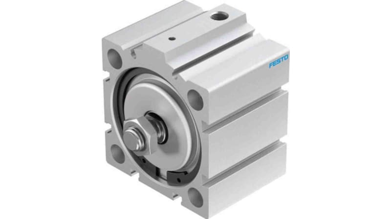 Festo Pneumatic Compact Cylinder 63mm Bore, 25mm Stroke, AEVC Series, Single Acting